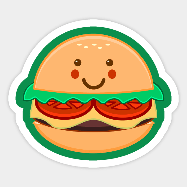 BURGER Sticker by AnishaCreations